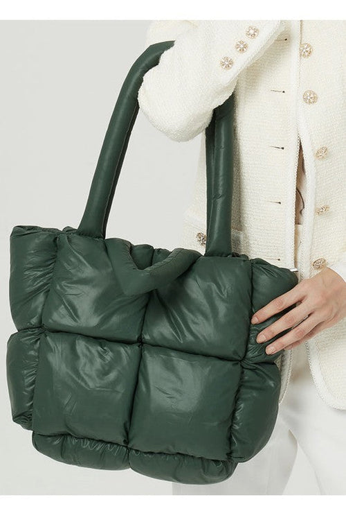 Puffer handbag