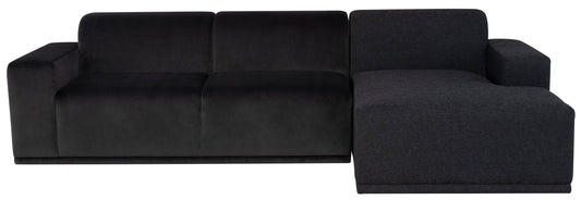 Leo Sectional-(Left Arm Facing) Shadow Grey